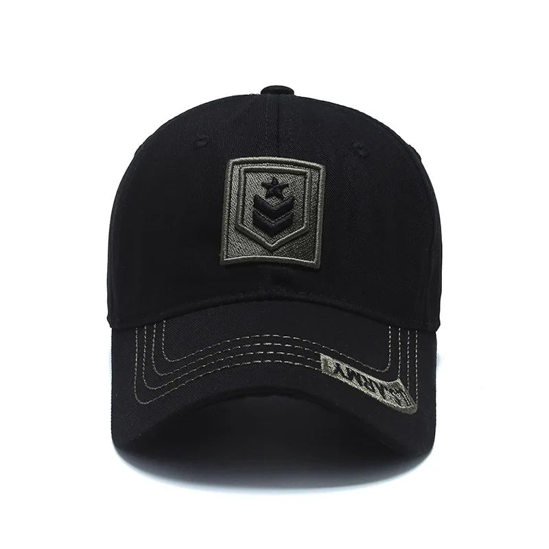 New Camouflage Tactical Baseball Cap Men's Summer Sun Protection Snapback Cap Men Women U.S Army Embroidered Baseball Hat