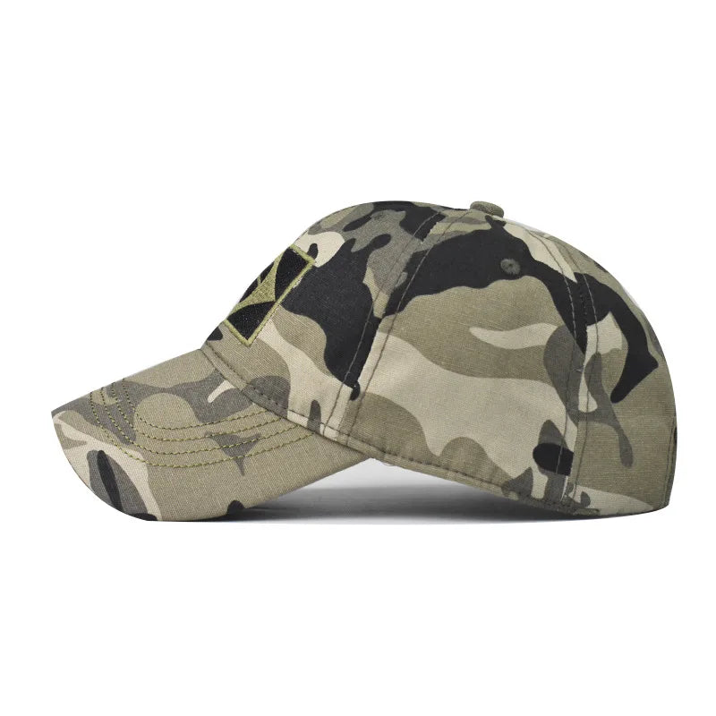 Camo Baseball Cap Men Summer Brazil Flag Sun Protection Snapback Caps Male Casual Airsoft Hat Outdoor Fishing Hiking Camping Hat