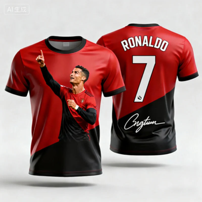 Ronaldo 7 AI Edition Football Jersey — Adults & Kids