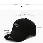 Car Baseball Cap Cotton Snapback Suitable for Audi Sline A4 A1 A3 A6  A7 A8 Q3 Q5 Q7 RS4 A5 S5 RS5Outdoor Sports hat