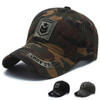 New Camouflage Tactical Baseball Cap Men's Summer Sun Protection Snapback Cap Men Women U.S Army Embroidered Baseball Hat