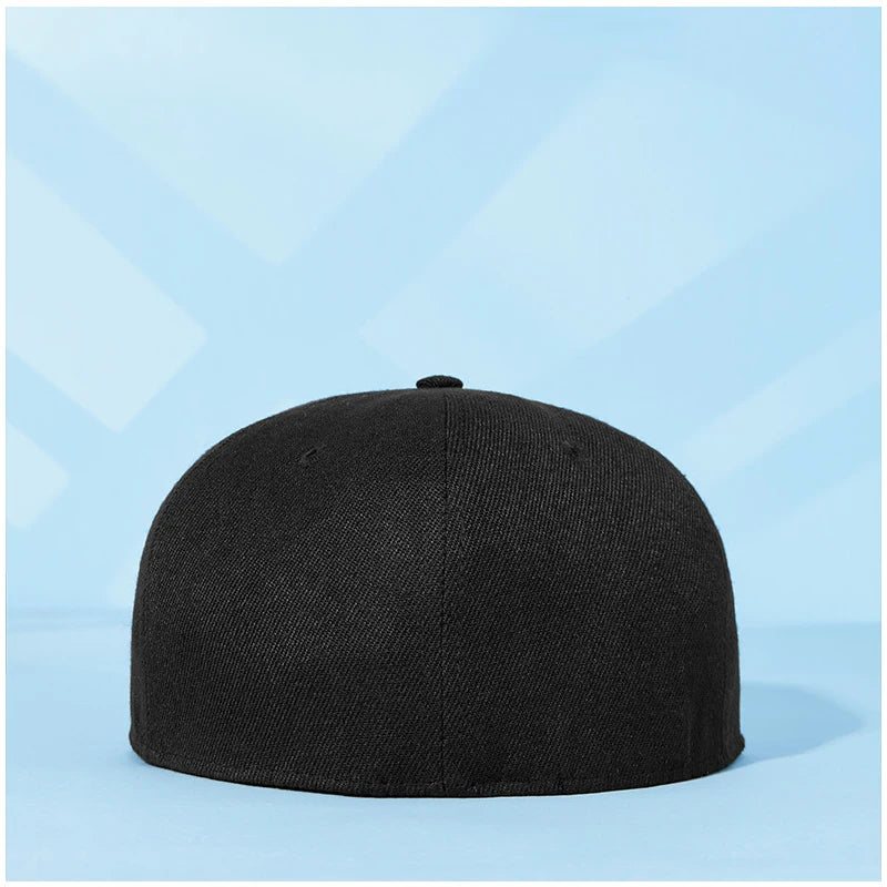 Flat Brim Fitted Cap