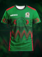 2025 Summer Mexico Football Jersey Men Women Clothes 3D Printed Sports Casual Outdoor Daily Training Quick-Drying Shirts
