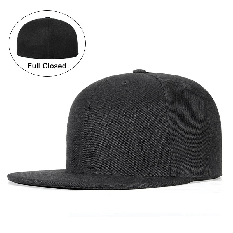 Flat Brim Fitted Cap