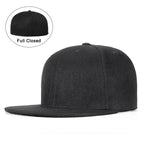 Flat Brim Fitted Cap