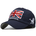 New Men's Baseball Cap Embroidery England Flag Brand Snapback Womens Baseball Hats Cotton Dad Hat Gorra Hombre Trucker Cap