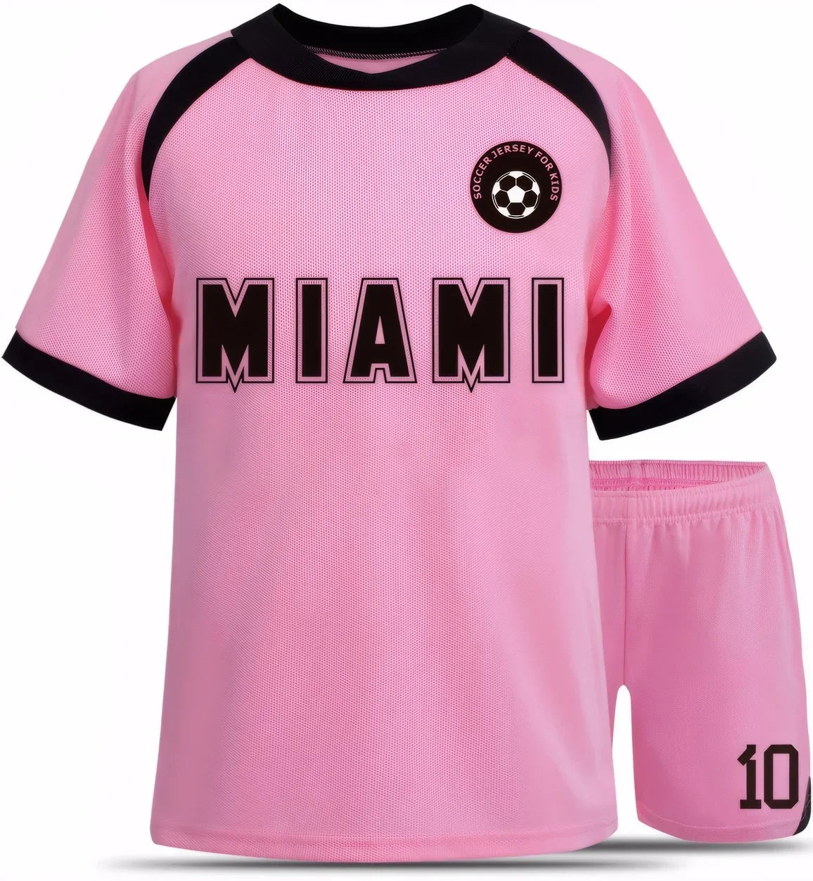 New Soccer Jerseys for Kids 7#10 Football Sports Fan for Boys Girls Youth Soccer Shirts and Shorts Stockings Set for 4-14 Years