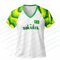 2026 Brazil Football Jersey Yellow Green Breathable Top For Football Enthusiasts Tee Fashion Street Wear Men'S Women'S T-Shirts