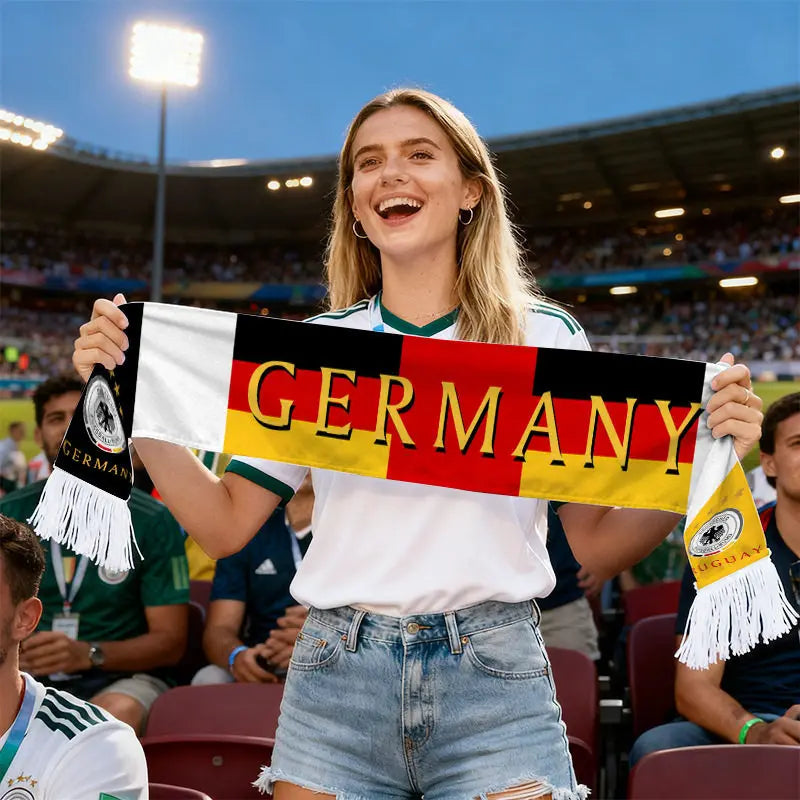 FIFA World Cup 2026 Fan Scarf — National Team Flag Print