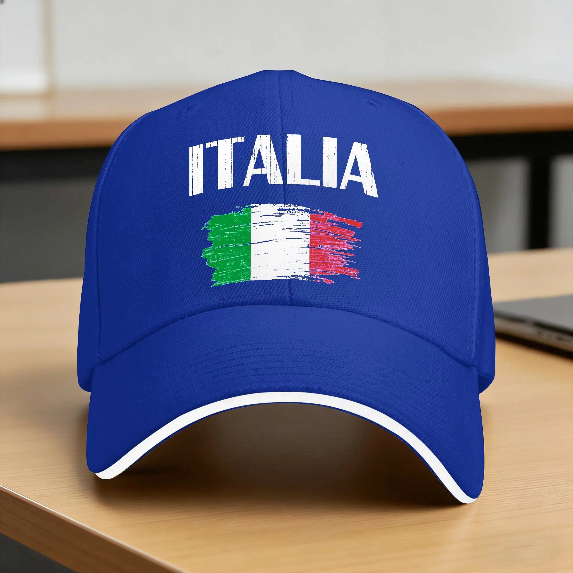 Italia Italian Flag Vintage Baseball Cap  Unisex Men Print Hip Hop Hats Summer Classic Tennis Skate Breathable Snapback Cap