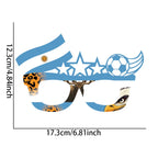FIFA World Cup 2026 Flag Eyeglass Frames — Fan Cheering Props