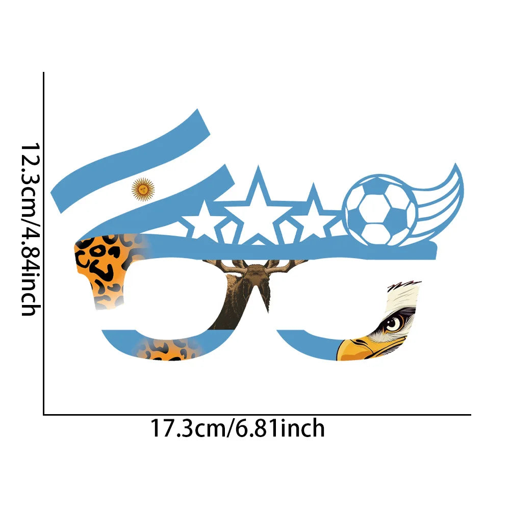 FIFA World Cup 2026 Flag Eyeglass Frames — Fan Cheering Props