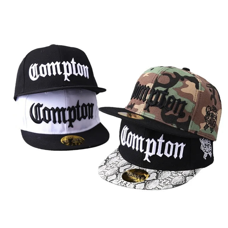 2025 New Men Compton Snapback Hats Bone Fashion Hip Hop Baseball Cap For Adult adjustable Sports leisure Caps Trucker caps