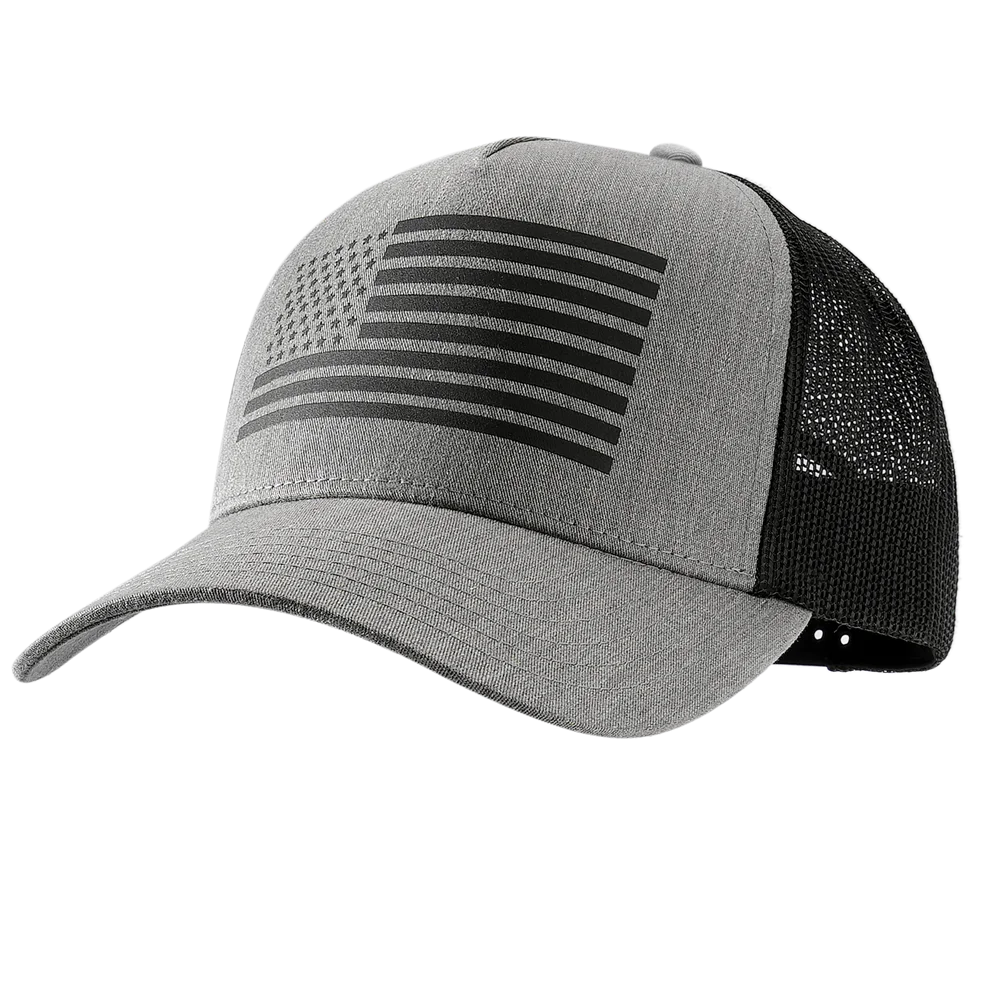 USA Flag Baseball Cap — Patriotic Mesh Hat