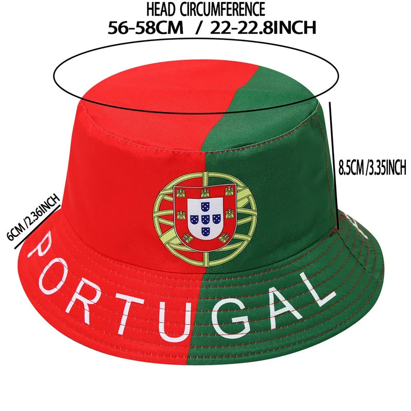 World Cup 2026 National Flag Bucket Hat — Reversible