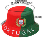 World Cup 2026 National Flag Bucket Hat — Reversible