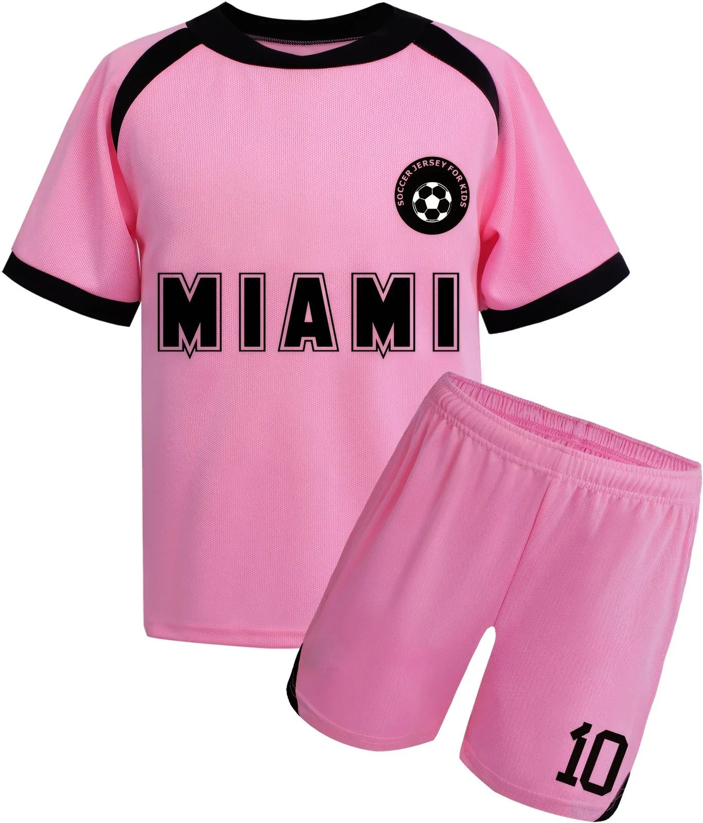 New Boys' Soccer Jerseys Ronal_do #10 and #7 Jersey For Kids Mess_i Football Youth Jerseys Shirt Gift Children 3 Piece Set
