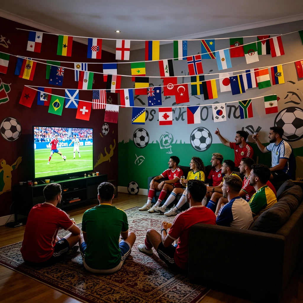 FIFA World Cup 2026 Bunting — 48 Country Flags