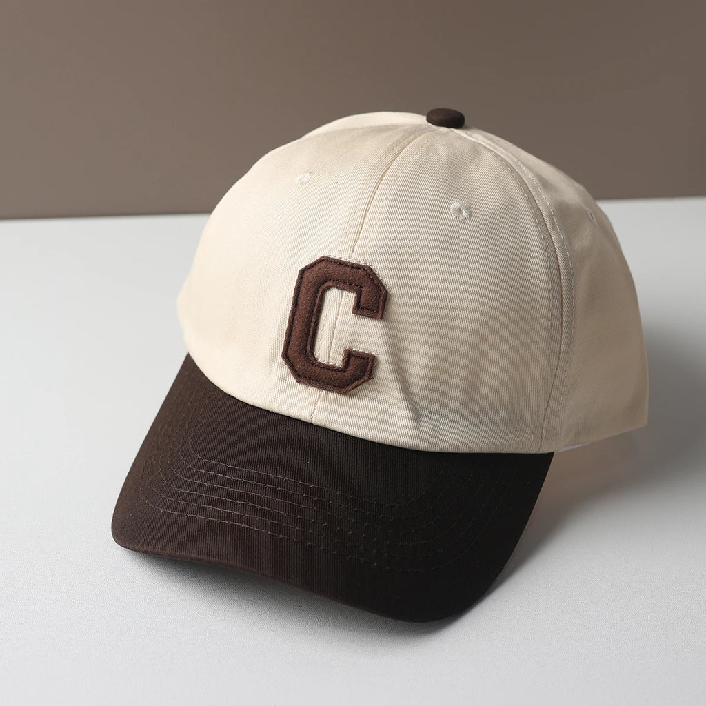 "Baseball Cap for Women and Men Snapback Hat Letter C Patch Hat Summer Sun Visors Caps Unisex