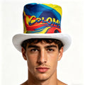 Flagicts 100% Polyester Free Size Football Soccer Fans Colombia Flags Cap Hats