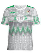 Mexico Soccer Jersey Men, Breathable Football Shirt Short Sleeve Mexican National Team Style Fan Jersey