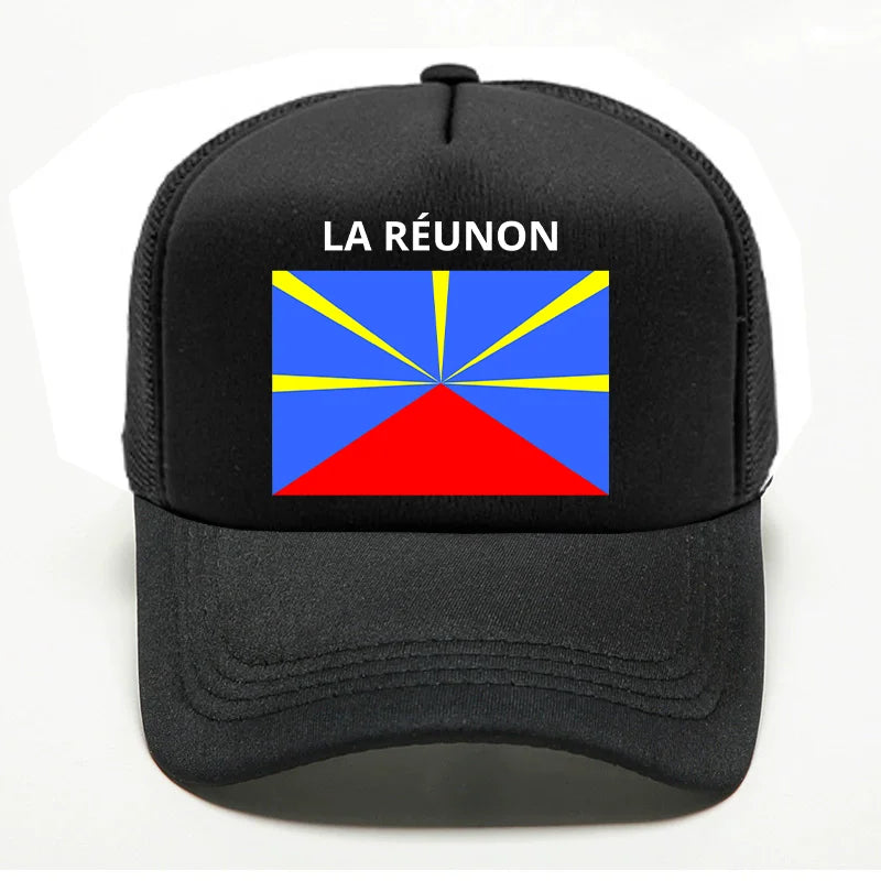 Flag Printing Baseball Caps for Men Women Sponge Mesh Cap Boys Girls Outdoor Sunhat Summer Trucker Snap Back Hats Dropshipping