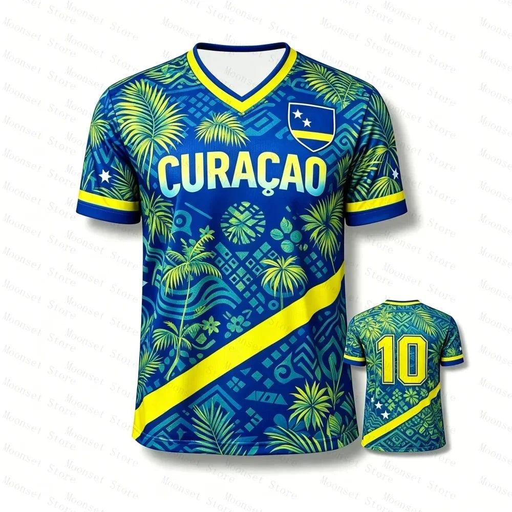 Curaçao Tribal Football Shirt — Men's Fan Jersey