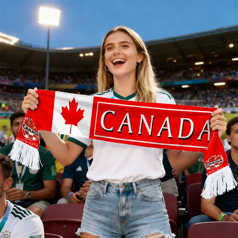 FIFA World Cup 2026 Fan Scarf — National Team Flag Print