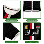 Iraq Style Printed Jerseys Men's And Women's Summer Street Short-sleeved Tee Sports Breathable Quick-drying Football T-shirts