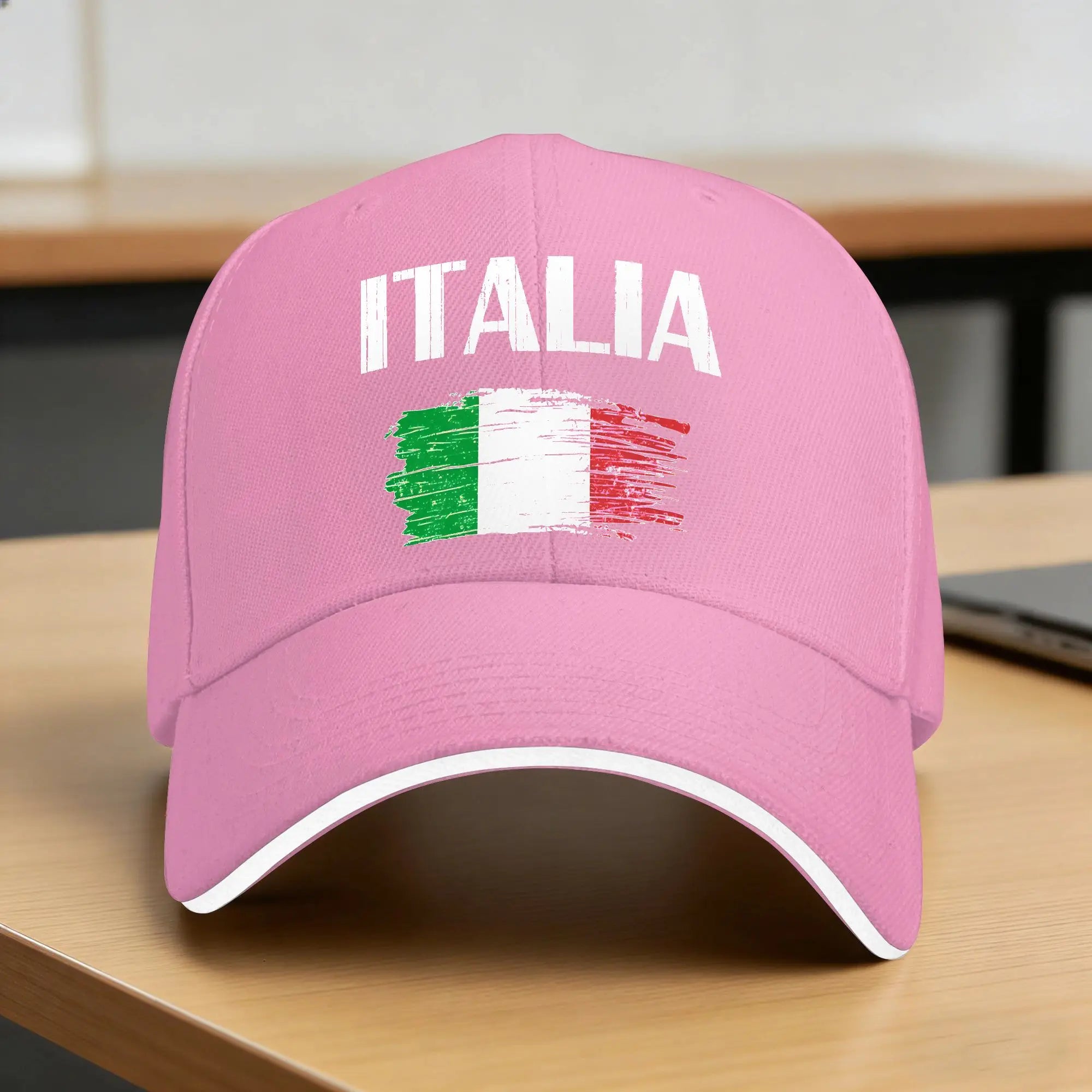 Italia Italian Flag Vintage Baseball Cap  Unisex Men Print Hip Hop Hats Summer Classic Tennis Skate Breathable Snapback Cap