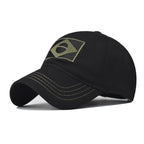 Camo Baseball Cap Men Summer Brazil Flag Sun Protection Snapback Caps Male Casual Airsoft Hat Outdoor Fishing Hiking Camping Hat