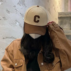 "Baseball Cap for Women and Men Snapback Hat Letter C Patch Hat Summer Sun Visors Caps Unisex