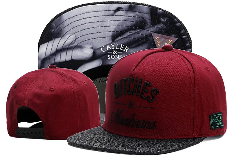 Hip Hop Flat Brim Snapback