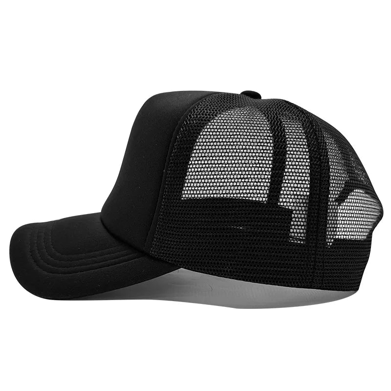Flag Printing Baseball Caps for Men Women Sponge Mesh Cap Boys Girls Outdoor Sunhat Summer Trucker Snap Back Hats Dropshipping