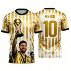2026 Messi No. 10 Championship Football Jersey Argentina Football Fan Gifts Sports Men T-Shirt Children Clothing Tees Y2k Woman