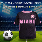 New Boys' Soccer Jerseys Ronal_do #10 and #7 Jersey For Kids Mess_i Football Youth Jerseys Shirt Gift Children 3 Piece Set