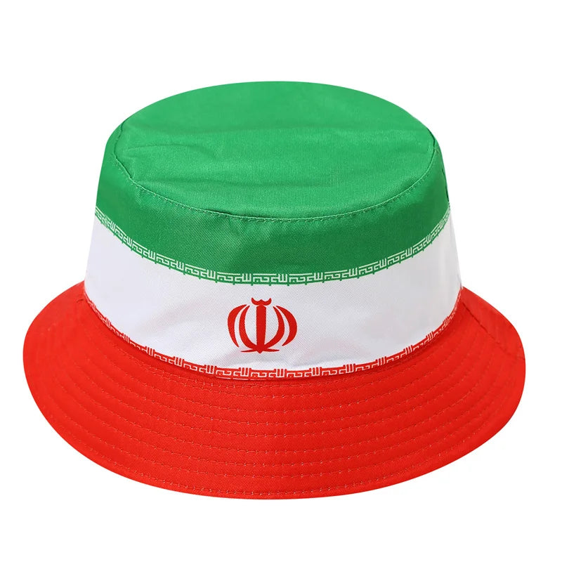 World Cup 2026 National Flag Bucket Hat — Reversible