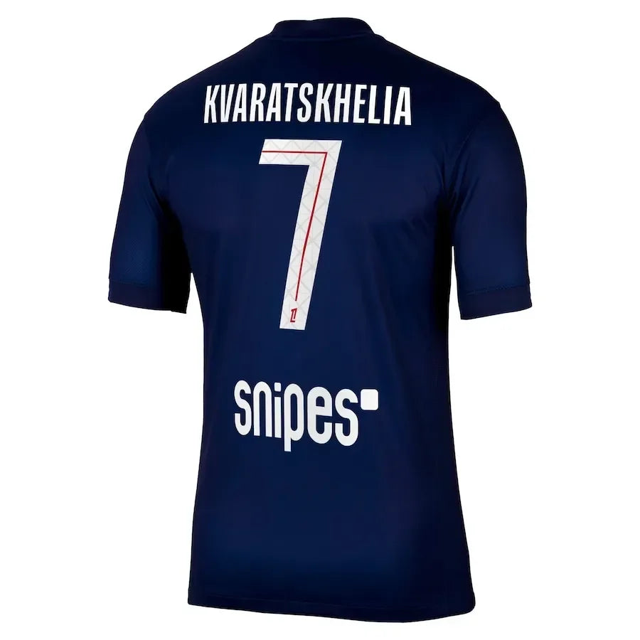 Tops The Men's and Women's Football Short-sleeved Jerseys for The Home Players of Paris Saint-Germain in The 25-26 Season