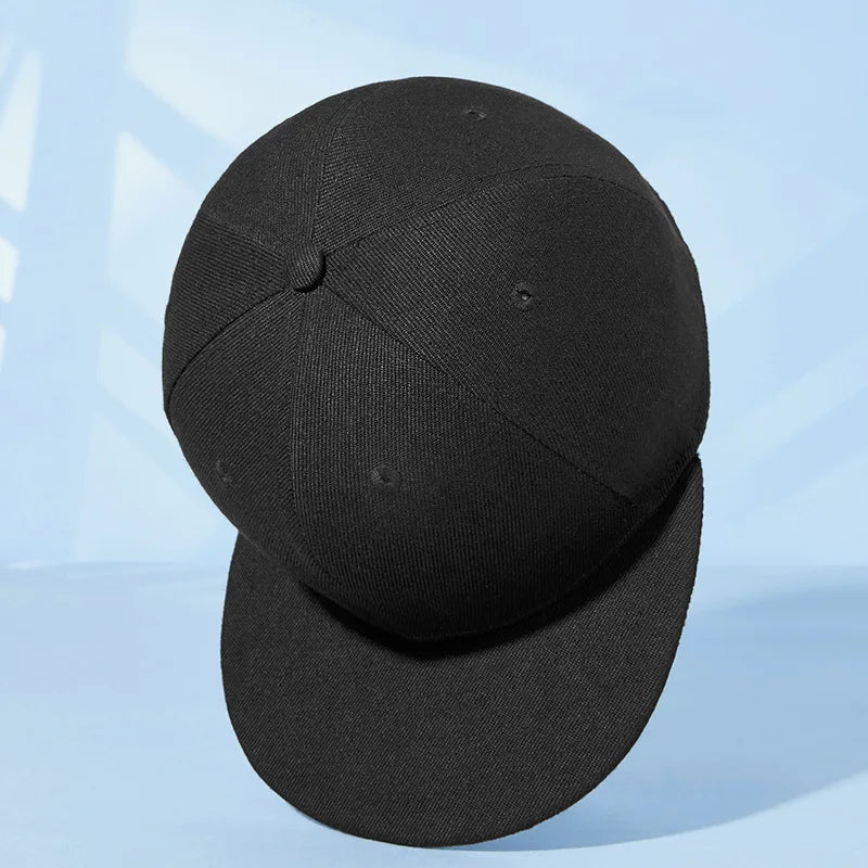 Flat Brim Fitted Cap